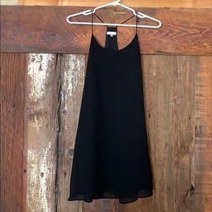 Spaghetti racer back swing dress